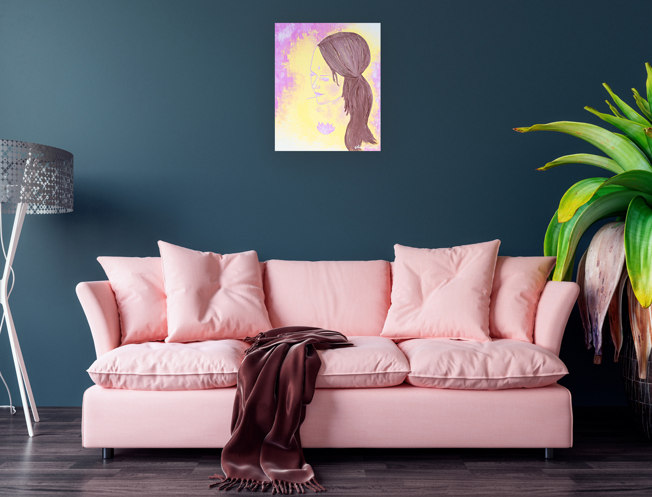 Activation of the pink lotus... Loving and accepting the self unconditionally...